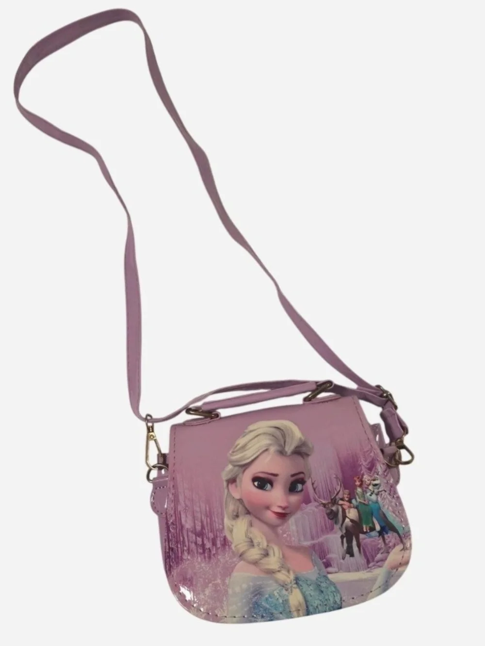 Frozen Elsa Purple Girls Crossbody Bag